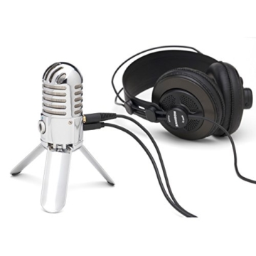 Samson Meteor Mic USB Studio/Podcast Mikrofon silber - 